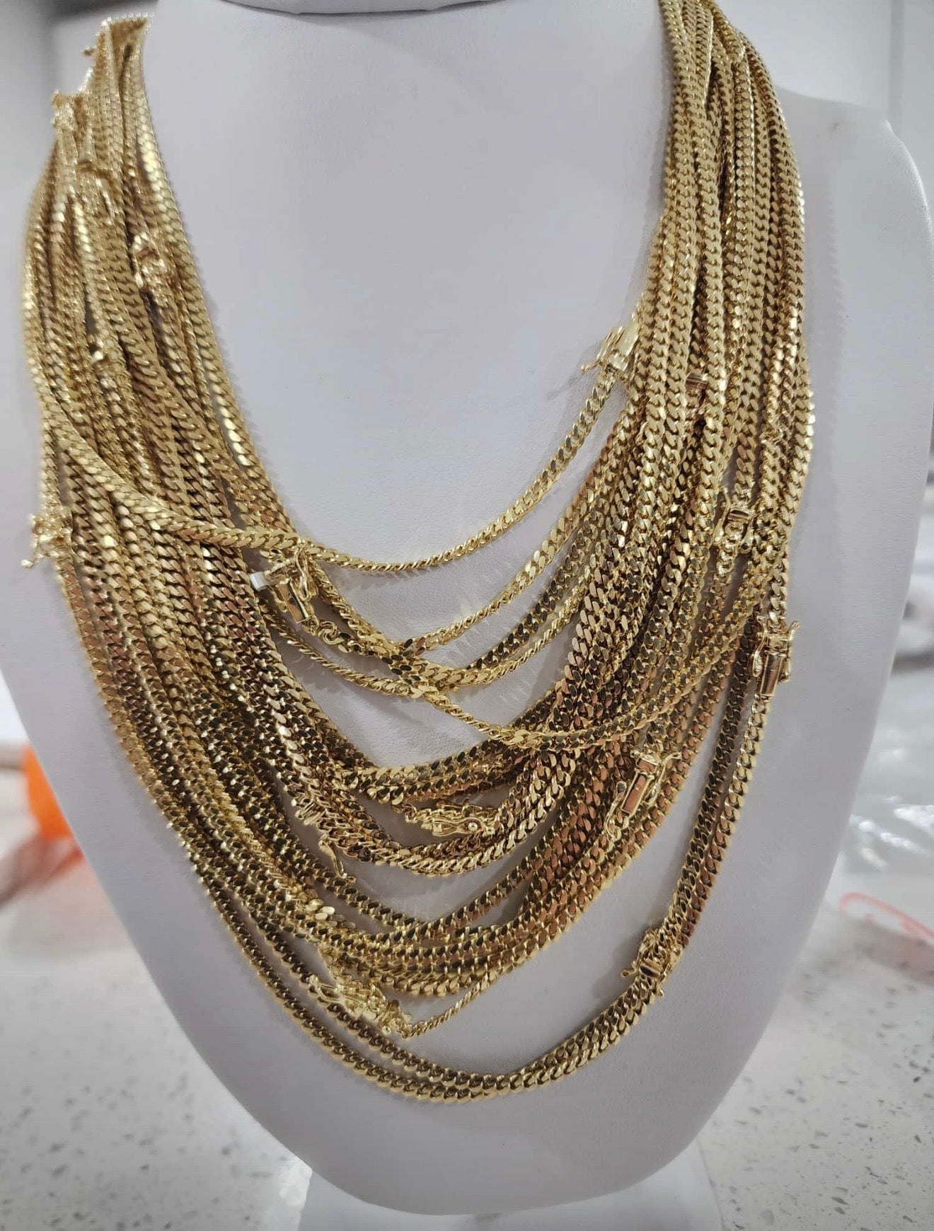 10K Gold Cuban Link Chains