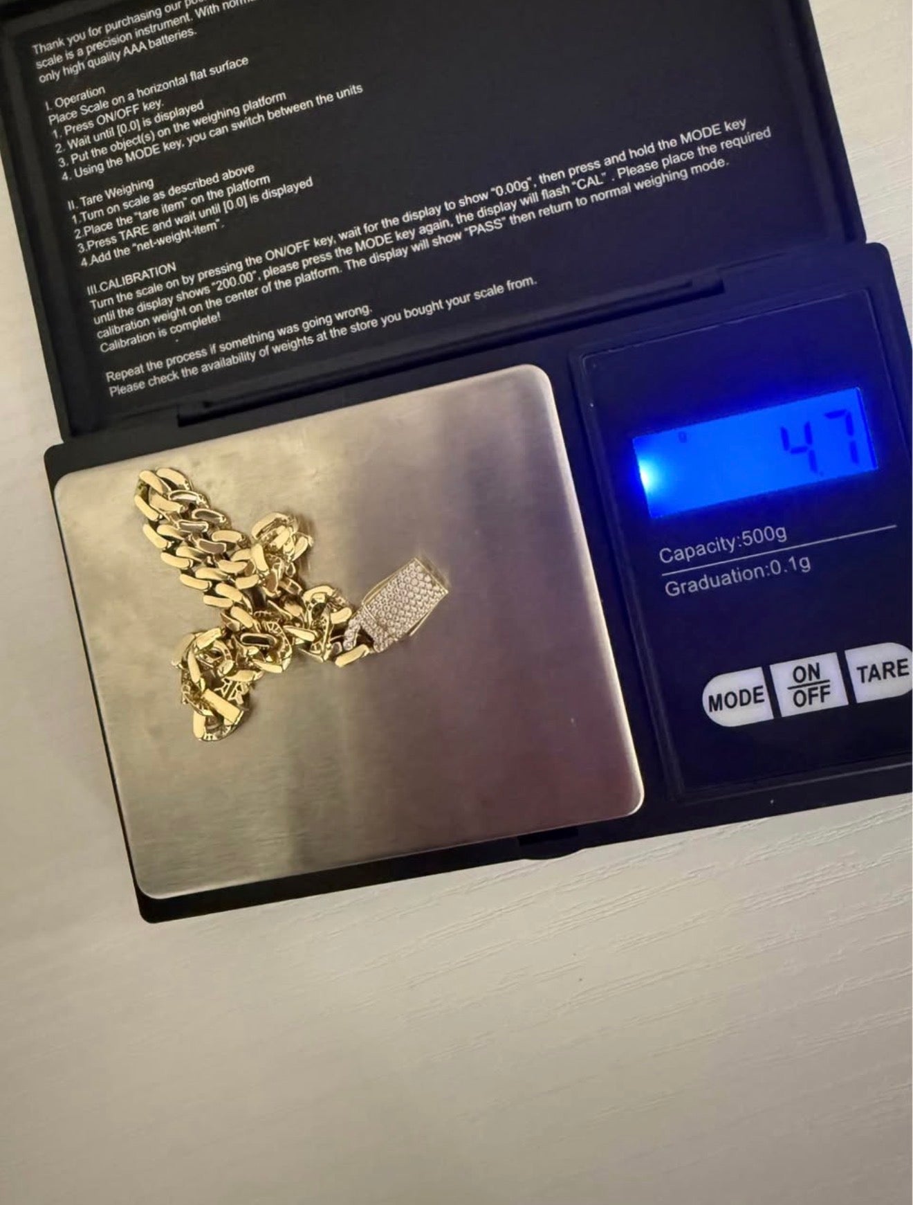 Pulsera Cubana Mónaco 10K