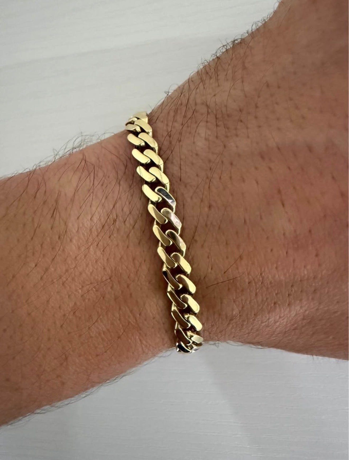 Pulsera Cubana Mónaco 10K