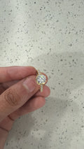 Anillo de compromiso oro 10k